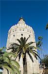 Torre del Oro, El Arenal District, Sevilla, Andalusien, Spanien, Europa