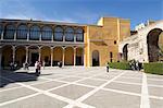 Patio de la Monteria, Real Alcazar, patrimoine mondial de l'UNESCO, le quartier de Santa Cruz, Séville, Andalousie (Andalucia), Espagne, Europe