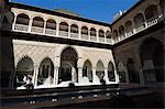 Patio de las Doncellas (Patio of the Maidens), Real Alcazar, UNESCO World Heritage Site, Santa Cruz district, Seville, Andalusia (Andalucia), Spain, Europe