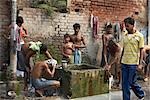Gens de lavage, Kolkata, West Bengal, Inde