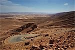 Straße in der Wüste Negev, Israel