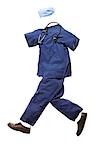 A nurses' outfit running