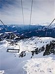 Chair Lifts, Whistler Mountain, Whistler, British Columbia, Canada