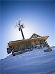 Communications Turm auf Whistler Peak, Whistler, Britisch-Kolumbien, Kanada