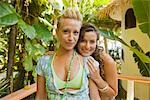 Two Women at Resort, Punta Burros, Nayarit, Mexico