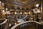 Grand escalier, Opéra National de Paris, Palais Garnier, Paris, Ile-de-France, France