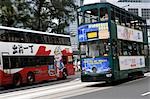 Tram at Central,Hong Kong