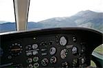 Cockpit of helicopter,Hong Kong