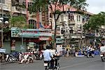 Rue de Cho Ben Thanh market, Ho Chi Minh ville, Vietnam
