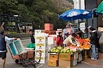 Am Straßenrand Garküche, Quarry Bay, Hong Kong