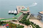 Park der Insel-komplex und der Pier, Hong Kong