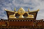 Decoration on Songzanlin Temple,Shangri-La,China