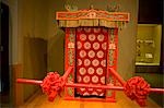 Sedan chair used in the old days exhibited in Hong Kong Heritage Museum,Shatin,Hong Kong