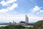 Centrale électrique à Yung Shu Wan, Lamma Island, Hong Kong