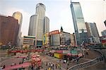 Parvis de la victoire train station, Dalian, en Chine, Dalian Chine