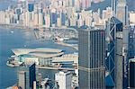 Paysage urbain depuis le pic, Hong Kong