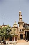 Minaret sur une mosquée, vieille Kachgar, Xinjiang Uyghur, district autonomie, Silkroad, Chine