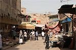 Bazar, vieux de la ville de Kashgar, Xinjiang Uyghur le district autonomie, Silkroad, Chine