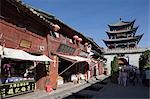Rue principale de la vieille ville, Dali, Yunnan Province, Chine