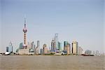 Skyline of Pudong from the Bund,Shanghai,China