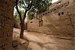 Maisons folkloriques de Uyghur, Village d'Oerlikon, Turpan, district d'autonomie ouïghour du Xinjiang, Chine