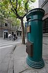 Mail box on street,Shanghai,China