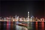 Hong Kong skyline from Kowloon at night