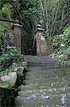Gate to the yard of Tsing Shan Monastery,Castle Peak,Hong Kong