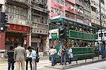 Straßenbild in West Point, Hongkong