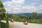 Roller Urlaub in Volpaia, ein Hügel-Dorf in der Nähe von Radda, Chianti, Toskana, Italien, Europa
