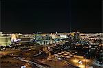 Blick auf Las Vegas Strip bei Nacht von Voodo-Bar im Rio Hotel, Las Vegas, Nevada, Vereinigte Staaten von Amerika, Nordamerika