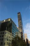 Tall building is new Trump apartment block, Manhattan, New York, New York State, United States of America, North America