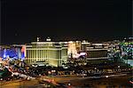 View of Las Vegas Strip from Voodo Bar in the Rio Hotel, Las Vegas, Nevada, United States of America, North America