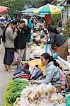 Morning food market, Luang Prabang, Laos, Indochina, Southeast Asia, Asia