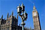 Big Ben und die Häuser des Parlaments, UNESCO Weltkulturerbe, Westminster, London, England, Vereinigtes Königreich, Europa