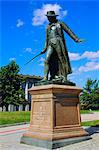 Statue von Oberst William Prescott, Charlestown, Bunker Hill Monument, Boston, Massachusetts, Vereinigte Staaten von Amerika