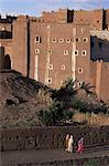 La Kasbah de Taourirt, Palais Glaoui, Ouarzazate, Maroc, Afrique du Nord, Afrique