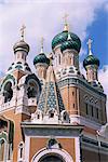 Orthodox cathedral, Nice, Alpes-Maritimes, Provence, France, Europe