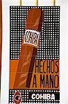 Publicité cigares, Santo Domingo, République dominicaine, Antilles, l'Amérique centrale