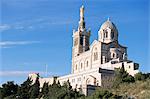 Notre Dame de la Garde, Marseille, Bouches-du-Rhone, Provence, France, Europe