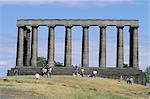 National monument, Calton Hill, Edinburgh, Lothian, Scotland, United Kingdom, Europe