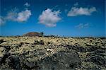 Volcanic landscape, Lanzarote, Canary Islands, Spain, Europe