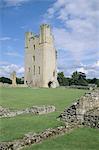 The Keep, Helmsley Castle, North Yorkshire, England, United Kingdom, Europe