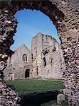 Ruines du Prieuré, prieurs chapelle et tour du cloître, Castle Acre, Norfolk, Angleterre, Royaume-Uni, Europe
