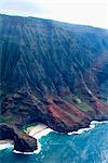 Na Pali, die Nordküste der Insel Kauai, Hawaii, Vereinigte Staaten von Amerika, Pazifik, Nordamerika