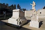 Die Ruinen von Herculaneum, eine römische Stadt in 79 zerstört durch einen Vulkanausbruch vom Vesuv, UNESCO-Weltkulturerbe, in der Nähe von Neapel, Kampanien, Italien, Europa