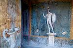 Fresco from the House of Venus, Pompeii, a large Roman town destroyed in 79AD by a volcanic eruption from Mount Vesuvius, near Naples, Campania, Italy, Europe