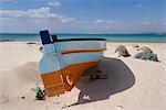 Fishing boats, Hammamet, Tunisia, North Africa, Africa