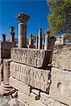 École pour les jeunes, le site romain de Makhtar, Tunisie, Afrique du Nord, Afrique