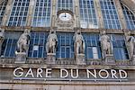 Bahnhof Gare du Nord und Eurostar-Terminal, Paris, Frankreich, Europa